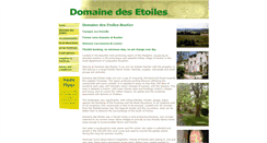 Desktop Screenshot of domaine-des-etoiles.com