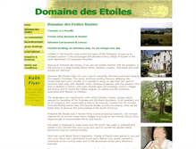 Tablet Screenshot of domaine-des-etoiles.com